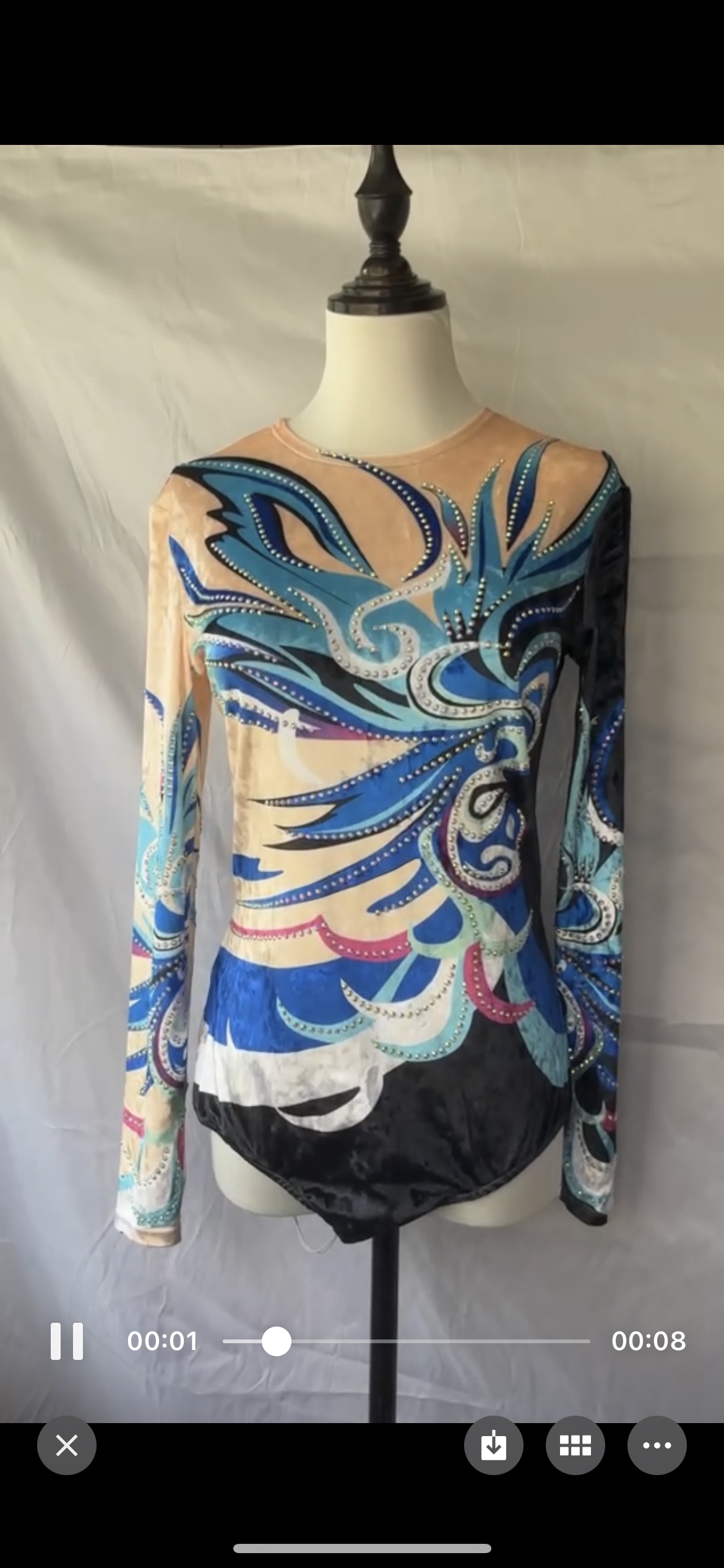 Athletic aerobic dance clothing