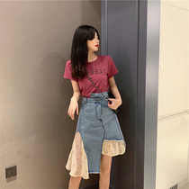 2021 summer dress new early spring small fresh sweet temperament early spring wear small retro two-piece suit female
