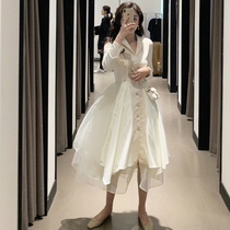 2021 early spring new French girl outfit sweet can be sweet can be salt temperament dress sub summer dress female