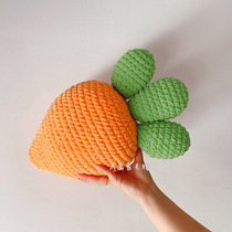 White carrot ice line pillow car sofa floating window cushion pillow couple hand-wrapped doll hook needle material package