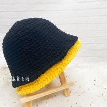 Big head sister fishermans hat with ice strip line appears to be a sweet knitting hat for winter pot hat diy packet