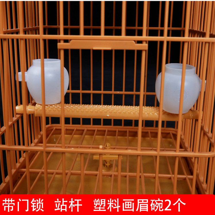 Kệ mới nhựa thrush chim lồng lồng bốn hi Ếch lồng chim ABS thrush chim vuông lồng phụ kiện cung cấp - Chim & Chăm sóc chim Supplies cám cho chim
