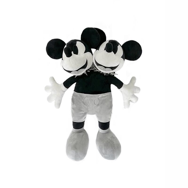 Moire Original 2025 New Product Spoof Mickey Double-Headed Plush Doll Backpack Street Trendy Toy Figure