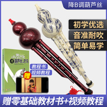 Send a tutorial Hulusi beginner c downgrade B tone adult students male and female self-study professional playing musical instruments