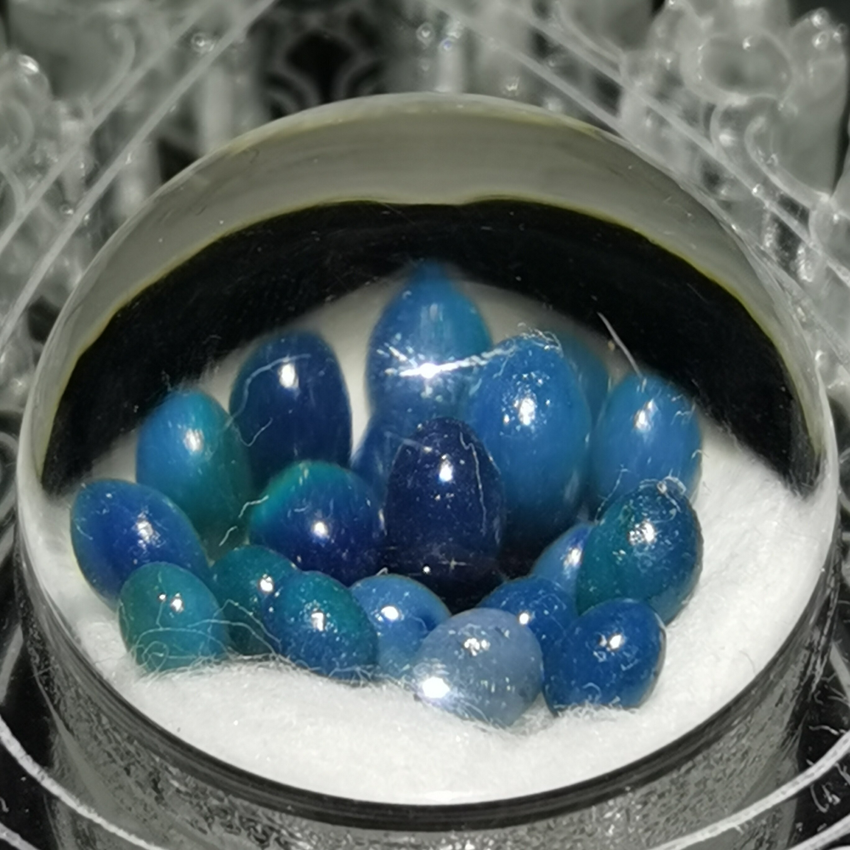 Sakyamuni Buddha Seven colorful Nauts are fortified for the Schleitägäu box (green) N7