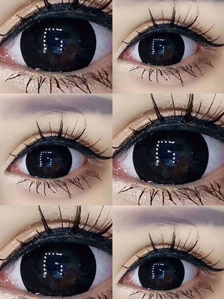 Big name fragrant honey gray contact lenses Female year throw small earth small diameter 13mm Net red with the same day throw natural Ai charm