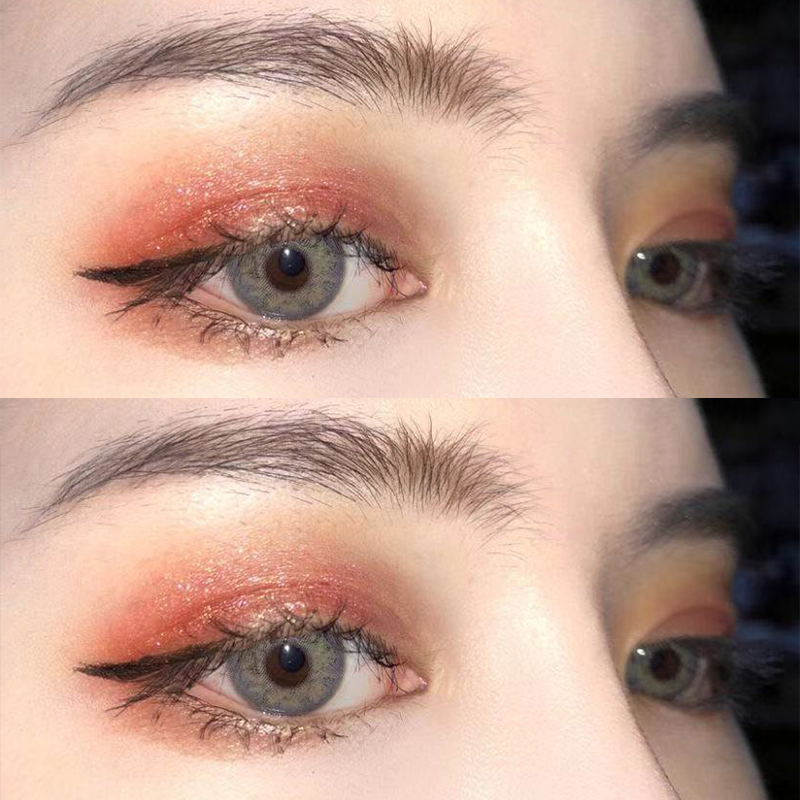 Taylor gray pupil female dog eye brown annual throw size diameter net red European and American run pupil mixed blood invisible day throw