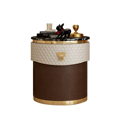 Современный мраморный диван для кровати для спальни из нержавеющей стали