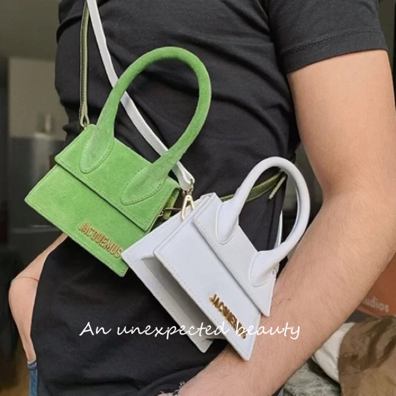 Jacquemus multi-colored single shoulder slanted across hands small mini bags in superfiery crocodile striature