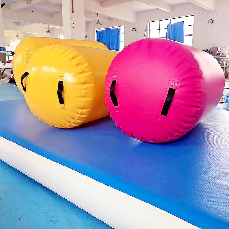 Yoga Ball Inflatable Backflip Aid for Adults, Backflip Cylinder, Waist Barrel, Dance Yoga Gymnastics Lower Back Support Device