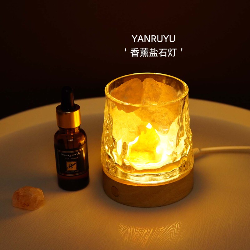 Himalayan Rose Salt Lamp Flameless Essential Oil Aromatherapy Atmosphere Lamp for Home Indoor Long-Lasting Fragrance Crystal Raw Stone Himalayan Rose Salt Lamp Flameless Essential Oil Aromatherapy Atmosphere Lamp for Home Indoor Long-Lasting Fragrance Crystal Raw Stone