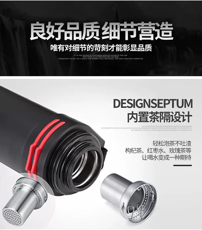 bình nước bằng thủy tinh Enermei giữ nhiệt cốc nam công suất lớn giữ nhiệt ấm siêu tốc thép không gỉ hộ gia đình du lịch giữ nhiệt ngoài trời di động ấm siêu tốc 2L bình đựng nước có vòi bình thủy tinh đựng nước