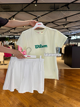 Korea Direct Mail｜Wilson Tennis Series Women’s Logo Quick-Drying Round Neck T-Shirt｜24 New Style