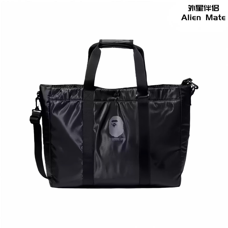 Alien Companion Bape Ape Head Large Capacity Crossbody Bag Shoulder Bag Gym Bag Luggage Bag
