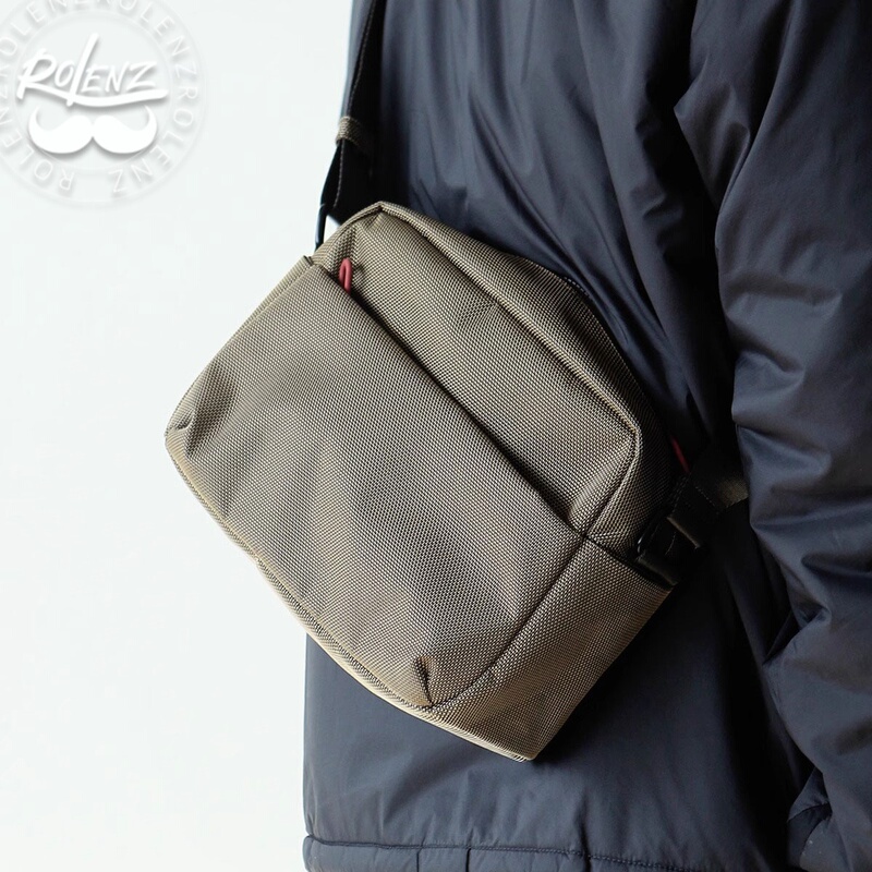 Rolenz Lorenz Light Luxury Brand Shoulder Bag Men's Casual Small Bag Cloth Bag Fashion Trendy Crossbody Bag Mobile Phone Bag