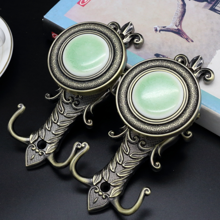 Retro Ceramic Curtain Hook Wall Hook Clot Hood Hook Curtain strap Hook Curtain Wall Hook Accessories Accessories Accessories