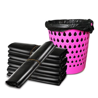 垃圾袋加厚黑色中大垃圾袋家用办公加厚背心式塑料袋垃圾袋手提式