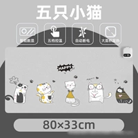 Цифровой дисплей пятиуровневая модель времени 80*33 серая кошка