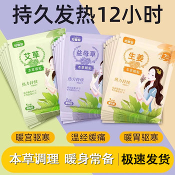 Warm Palace Patches with Mugwort for Self-Heating, Suitable for Women with Cold Uterus, Menstrual Discomfort, and as a Warming Patch with Motherwort and Mugwort