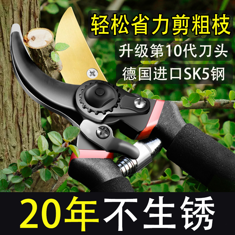 German import cut twigs special scissors landscaped fruit tree pruner prunes sk5 clippings Scissors Art Garden Scissors for flowers Home-Taobao