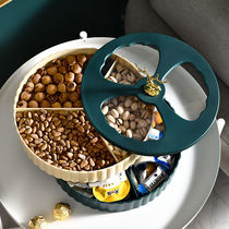 Elk dried fruit plate household nuts dried fruit candy box snack plate living room creative Christmas luxury high-end dried fruit box