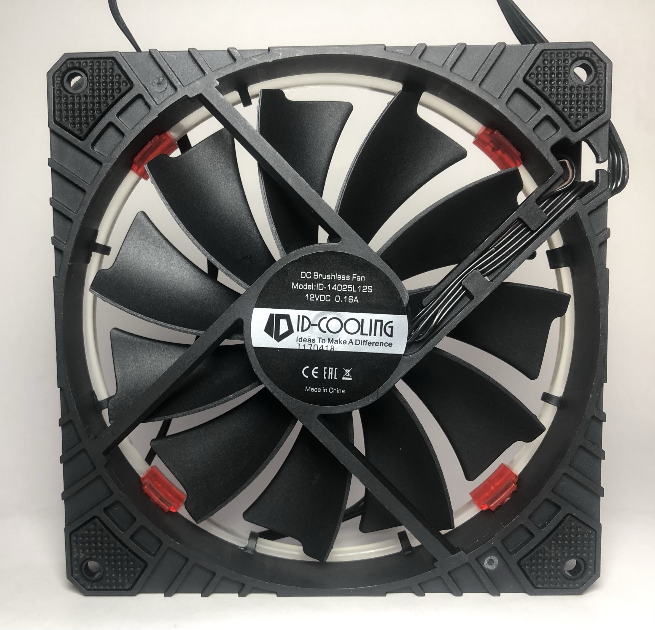 ID -cooling 14CM机箱风扇14025 PWM温控转速静音CPu散热器风扇评价- 淘宝网