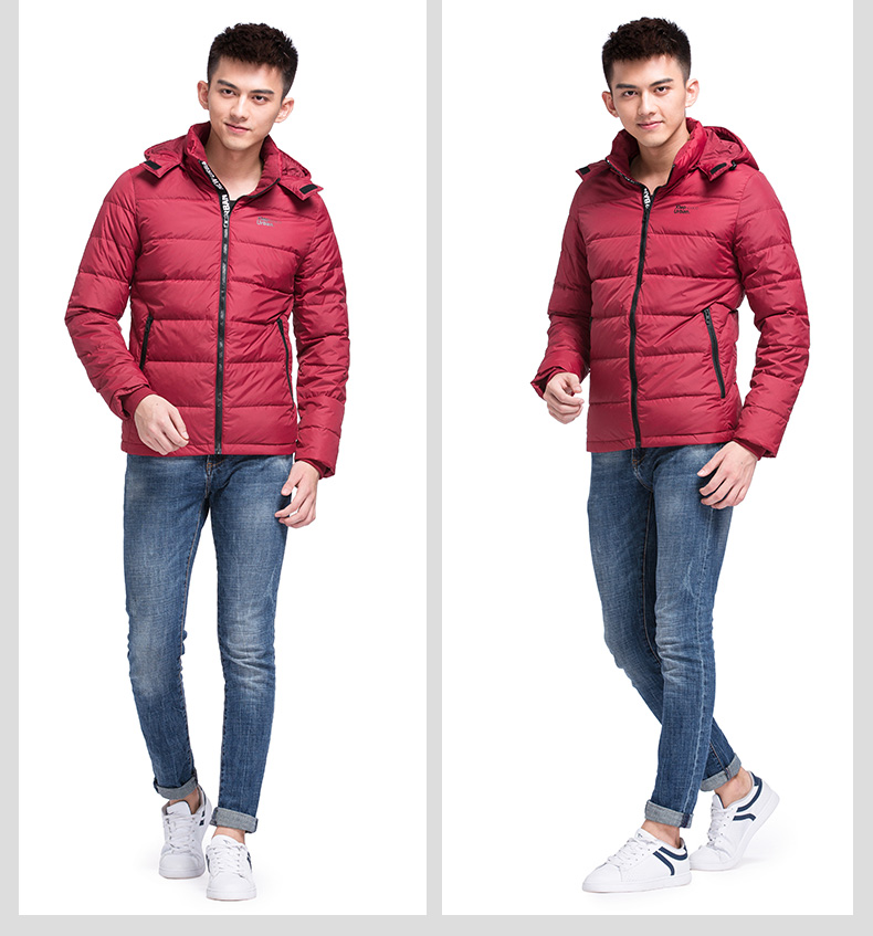 Xtep chính thức mùa đông mới thể thao xuống áo khoác dày ấm áp thoáng khí nam áo khoác nhẹ ao phao nu