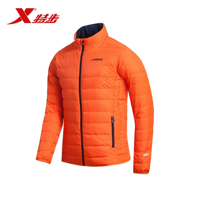 Xtep chính thức mùa đông mới thể thao xuống áo khoác dày ấm áp thoáng khí nam áo khoác nhẹ