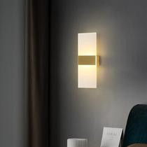 High-end Vatican post-modern minimalist Nordic minimalist master bedroom study room TV background wall lamps l