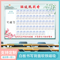 Challenge List College Entrance Examination University Goal Wall Sticker Opening Season Class Culture Arrangement Honor List Dragon and Tiger List Display Wall
