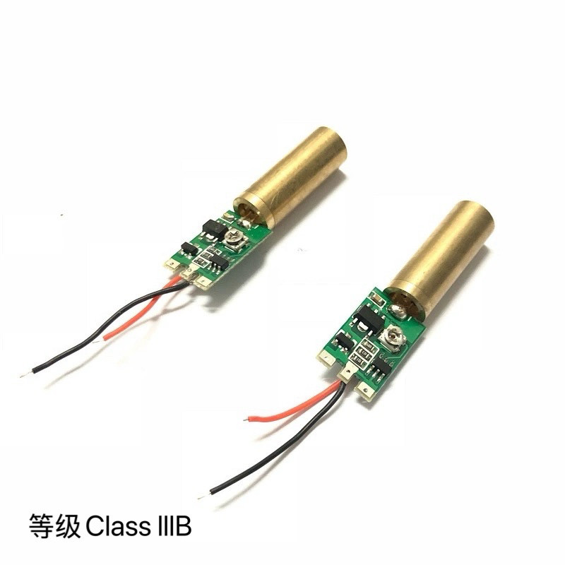 直径8mm 绿光点状激光头 532nm 10mw 激光瞄准器 激光指示灯 镭射