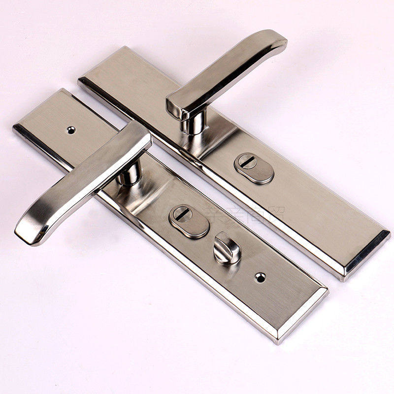 Stainless steel 304 security door large door handle door lock lock handle 304 handle luxury panel stainless steel handle