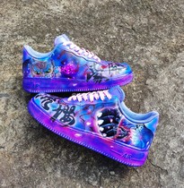 (Guest to enjoy) AF1 sneakers custom stream cherry blossom Pirate King essolonka two graffiti hand-painted