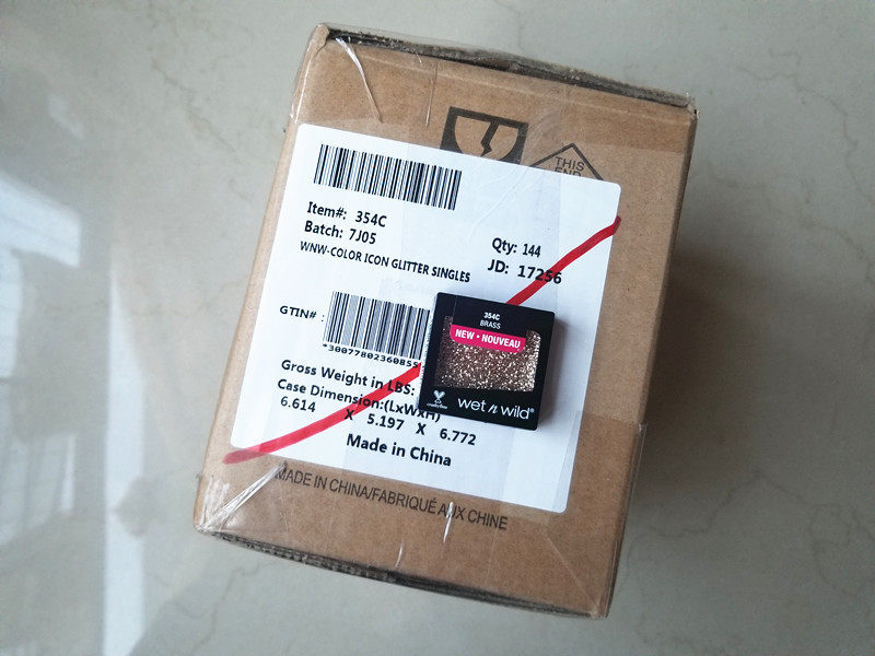 Wet N Wild wet and wild Glitter sequin paste monochrome pony recommends 354c * 144 original packaging