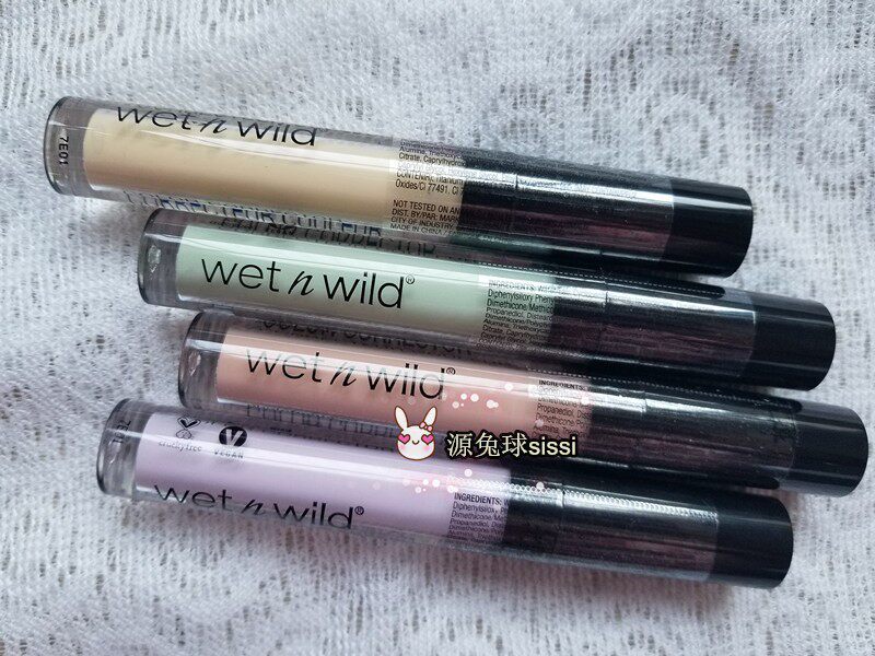 Wet N Wild USA version wet and wild toning correction of flawless milk contour Tibright dark dark eye circles wnw