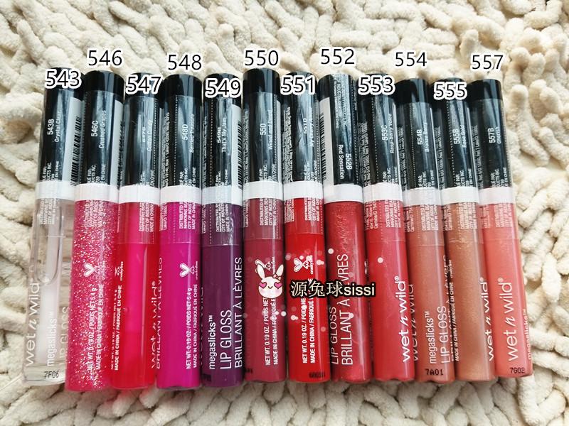 Wet N Wild Glosss American version of wet and wild wnw bright to lip gloss lasses Pearlescent Transparency recommendation