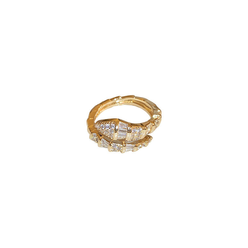 Кольцо-змея Kaitin Jewelry серебристое