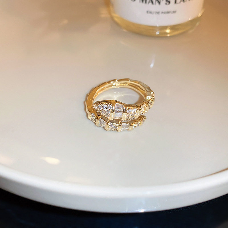 Кольцо-змея Kaitin Jewelry серебристое