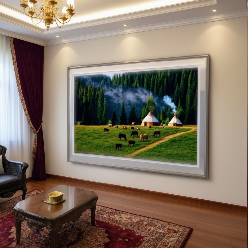 Xinjiang Ethnic Style Souvenirs, Machine-Woven Tapestries, Ethnic Characteristic Tapestries for Restaurants, Living Rooms, and Home Use