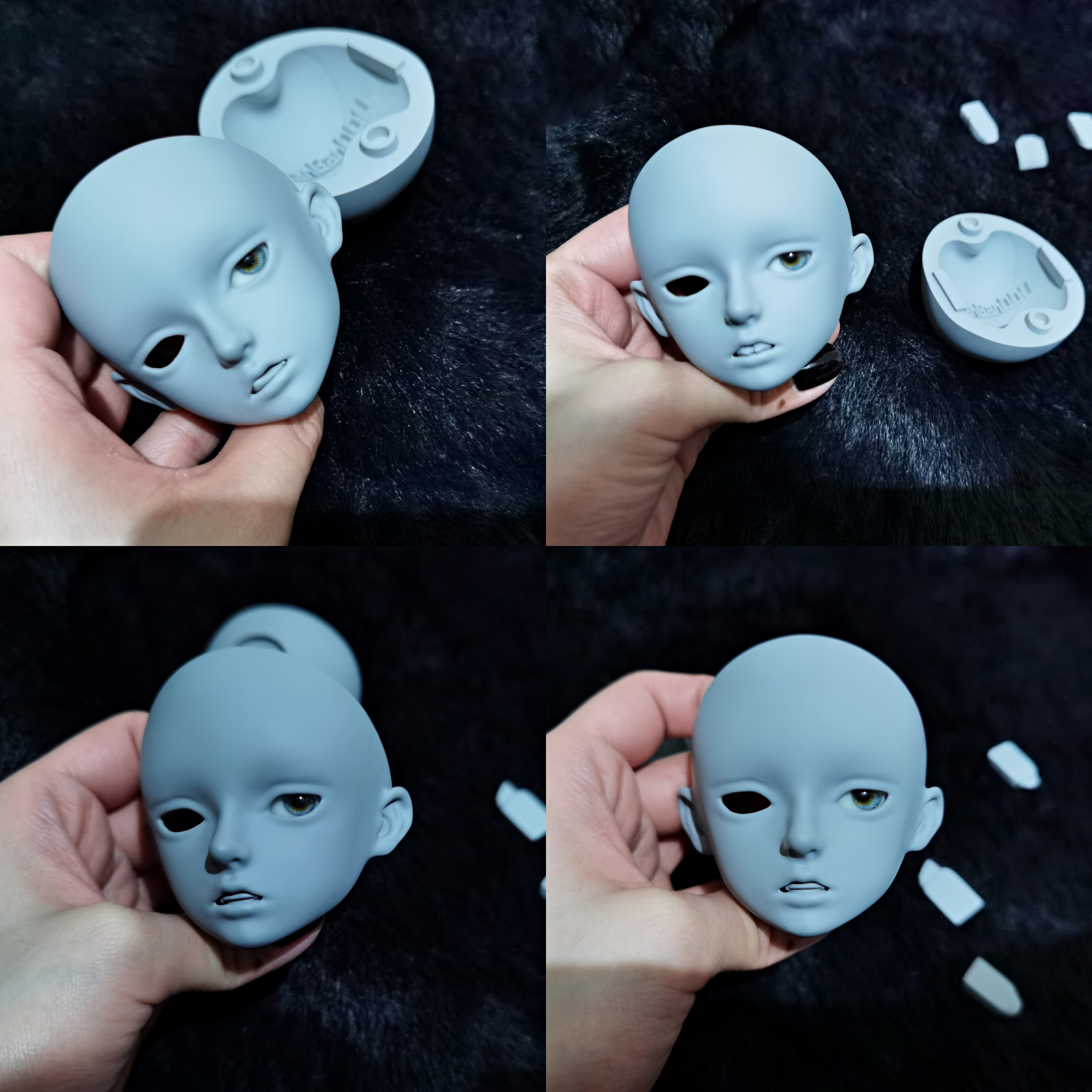 (Spot) liver liver homemade Lucifer open mouth version bjd 1 4 4 points four points baby head