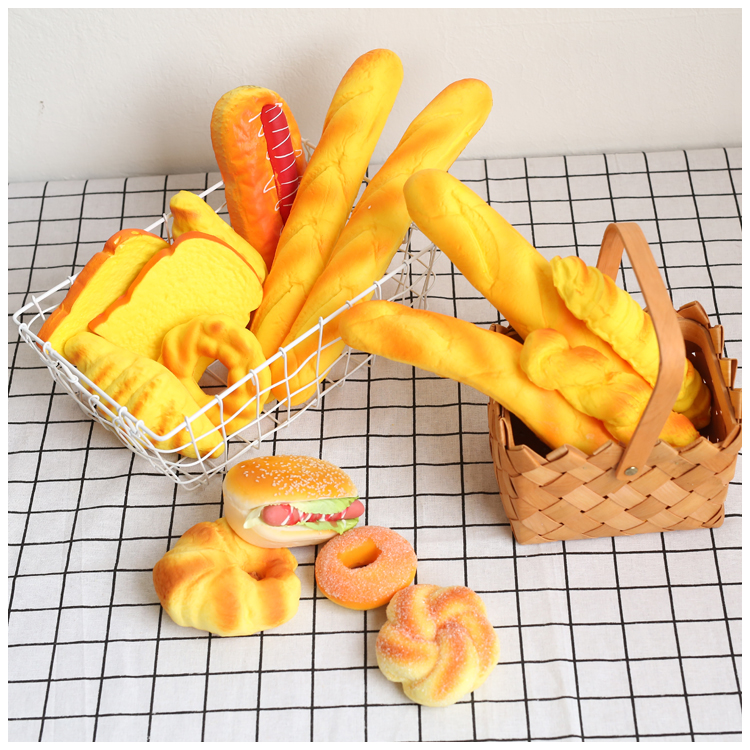 Children Photography Photo Shoots Props Photo Gallery Supplies Simulation Burger Bread Toys Soft Incense Model Props