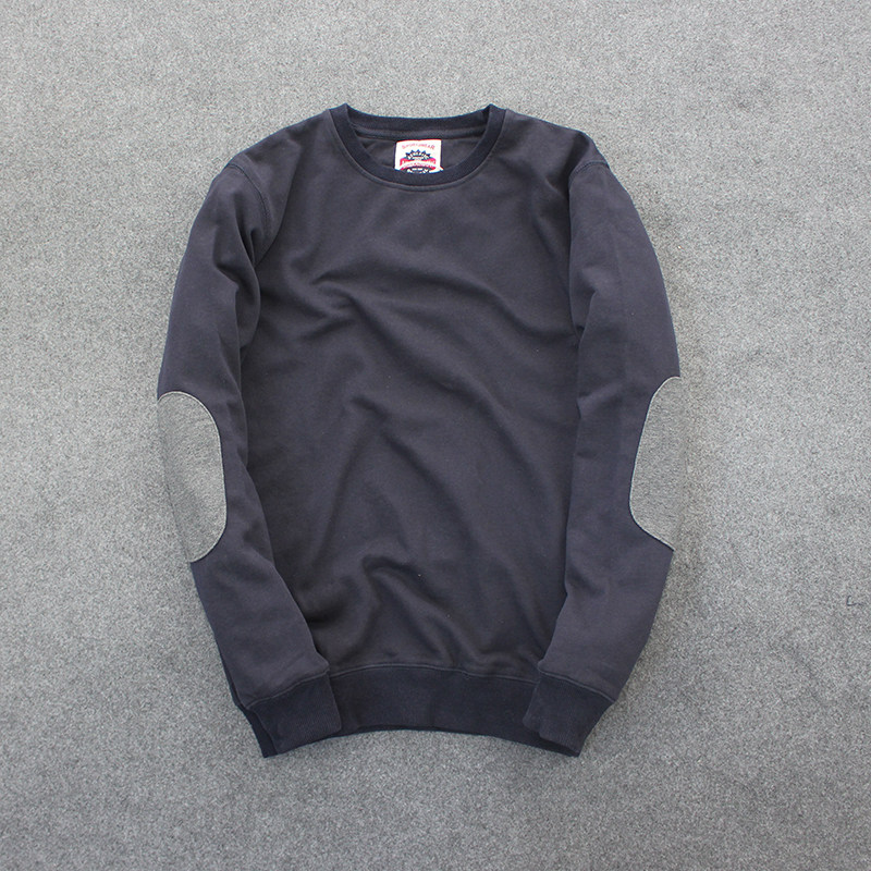 Round collar Large size Long sleeves thick cotton T Men's tide Sports loose No hat Hooded Sweatshirt Springtime Jersey National Tide Man Blouse