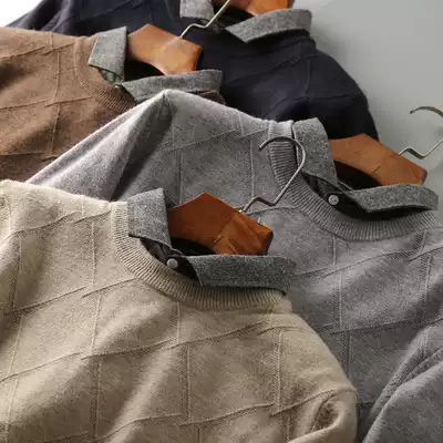 High quality island country new fabric shirt collar 2020 Autumn and Winter new men's knitwear sweater sweater tide