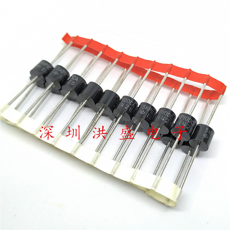 TVS Transient Suppression Diode 5KP100CA Bidirectional R-6 5000W High Power VISHAY Plant