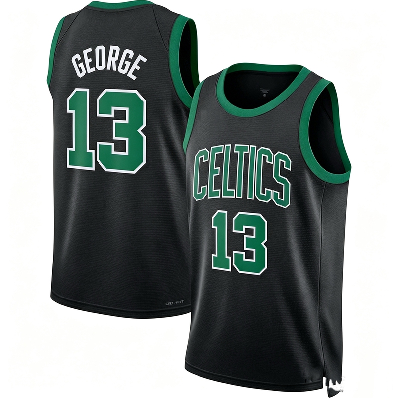 2026 American Version of the Boston Celtics Men's No. 13 Paul George Jersey, George Basketball Uniform City Version Pg13