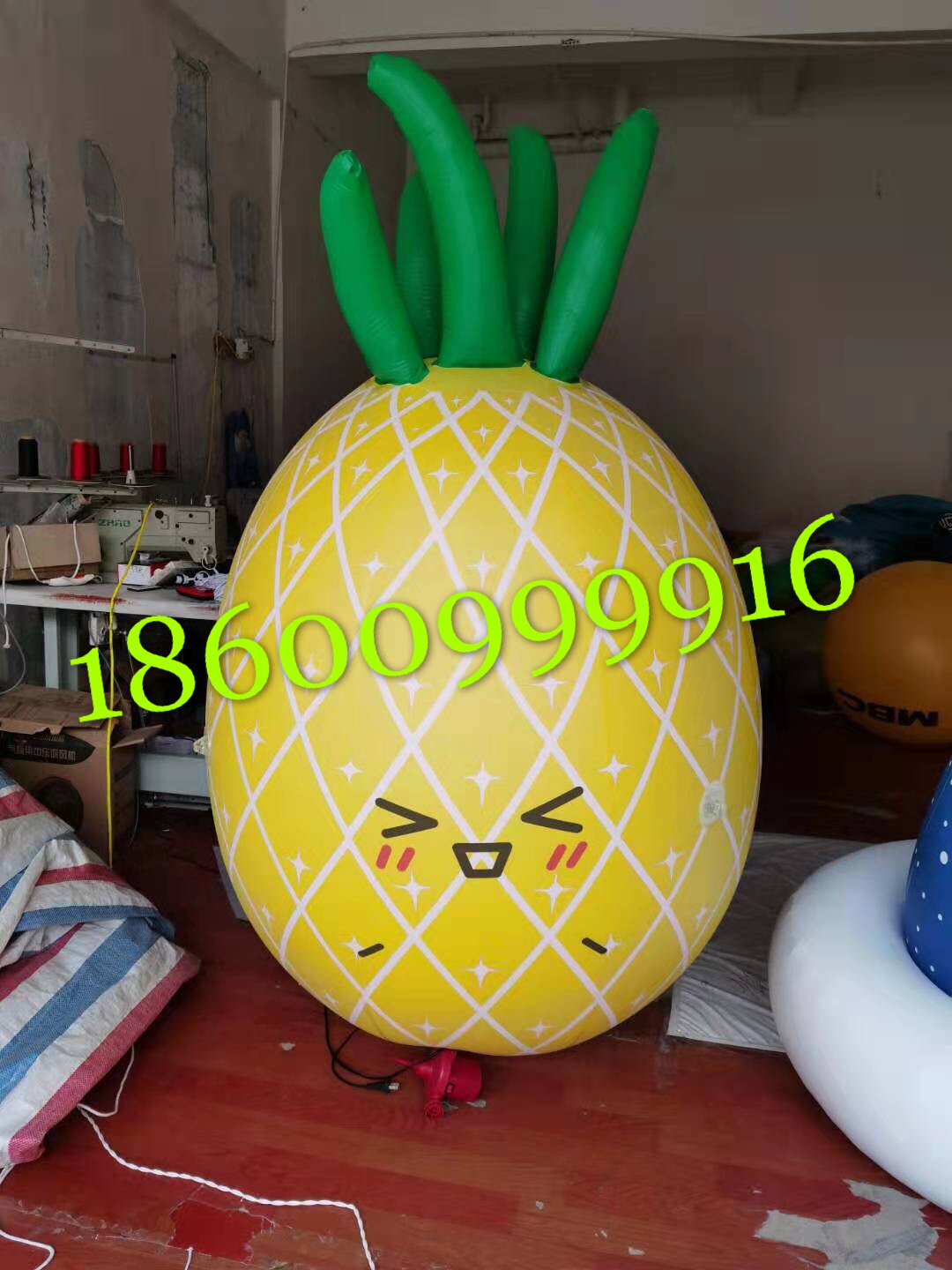 Customized inflatable fruit Air model dragon fruit Orange Pear pineapple grapefruit strawberry fruit model Air model