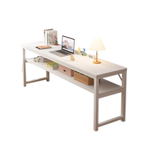 Компьютерный стол современный минималистский стол Домашний домик для девочек-Малый тип семьи прислонившись к стене Стрип-Стрип Стол