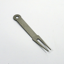 Golf green fork metal plated long ball fork caddy lawn tool golf fork repair mark new style