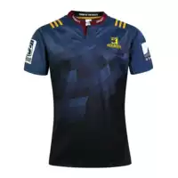 2016-17 Super Rugby Highlanders Jersey New Zealand Cao nguyên bóng đá Jersey - bóng bầu dục Quả bóng bầu dục