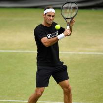 Summer Federer tennis wear mens quick-drying breathable round neck short-sleeved T-shirt competition training wear ROGER sports top